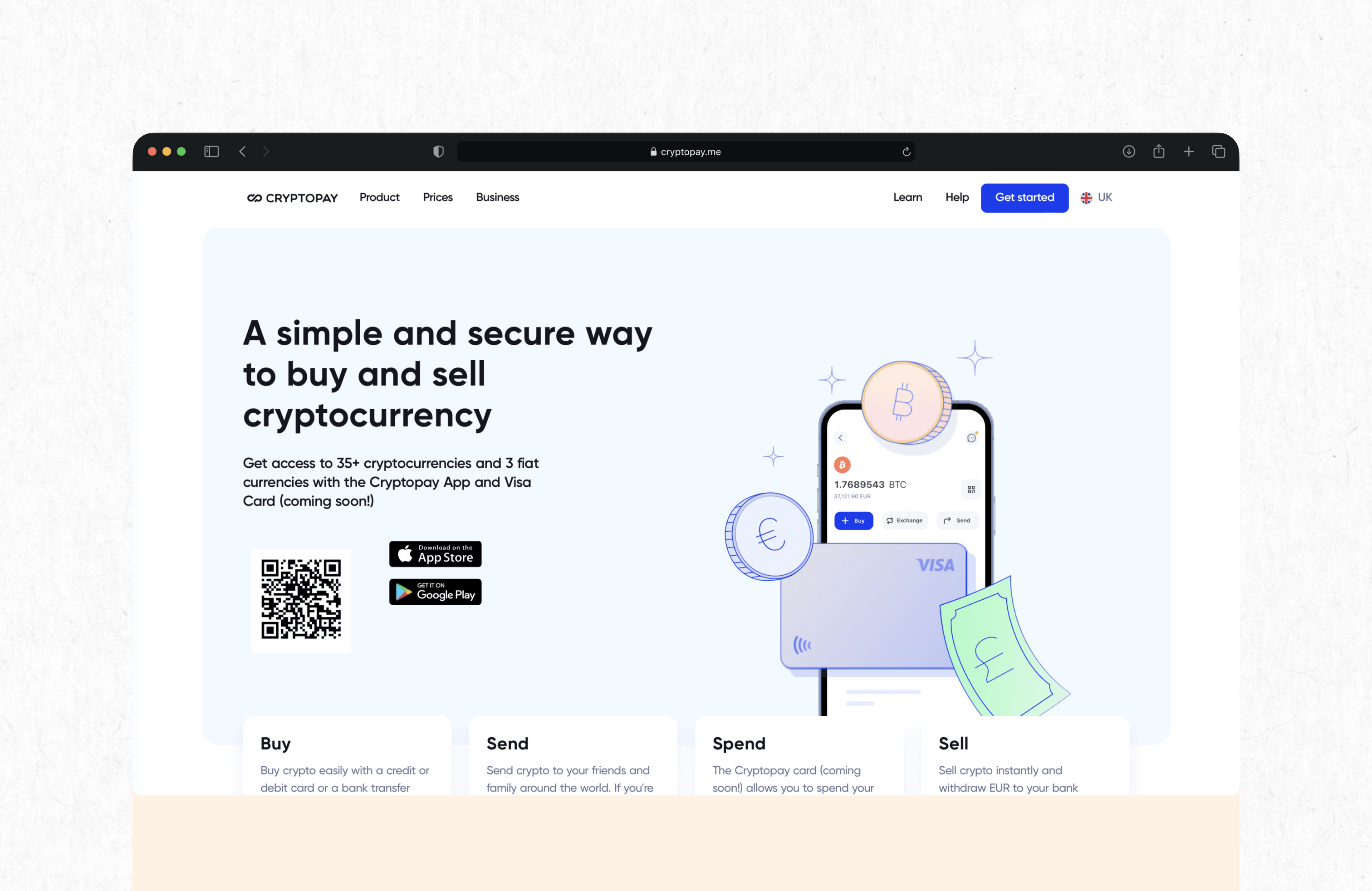 Cryptopay interface